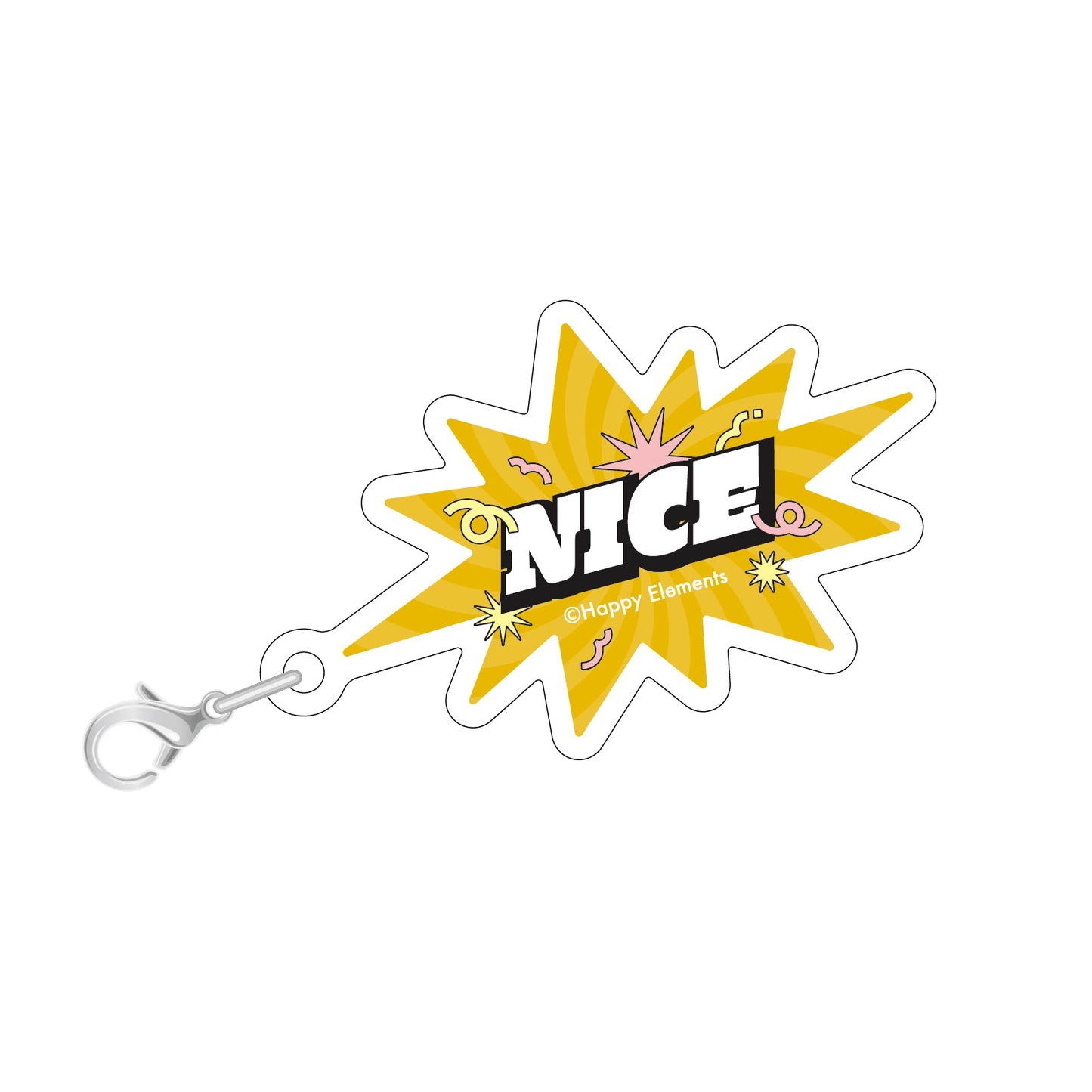 カスタムアイドル チャーム フラッシュ NICE[イエロー]