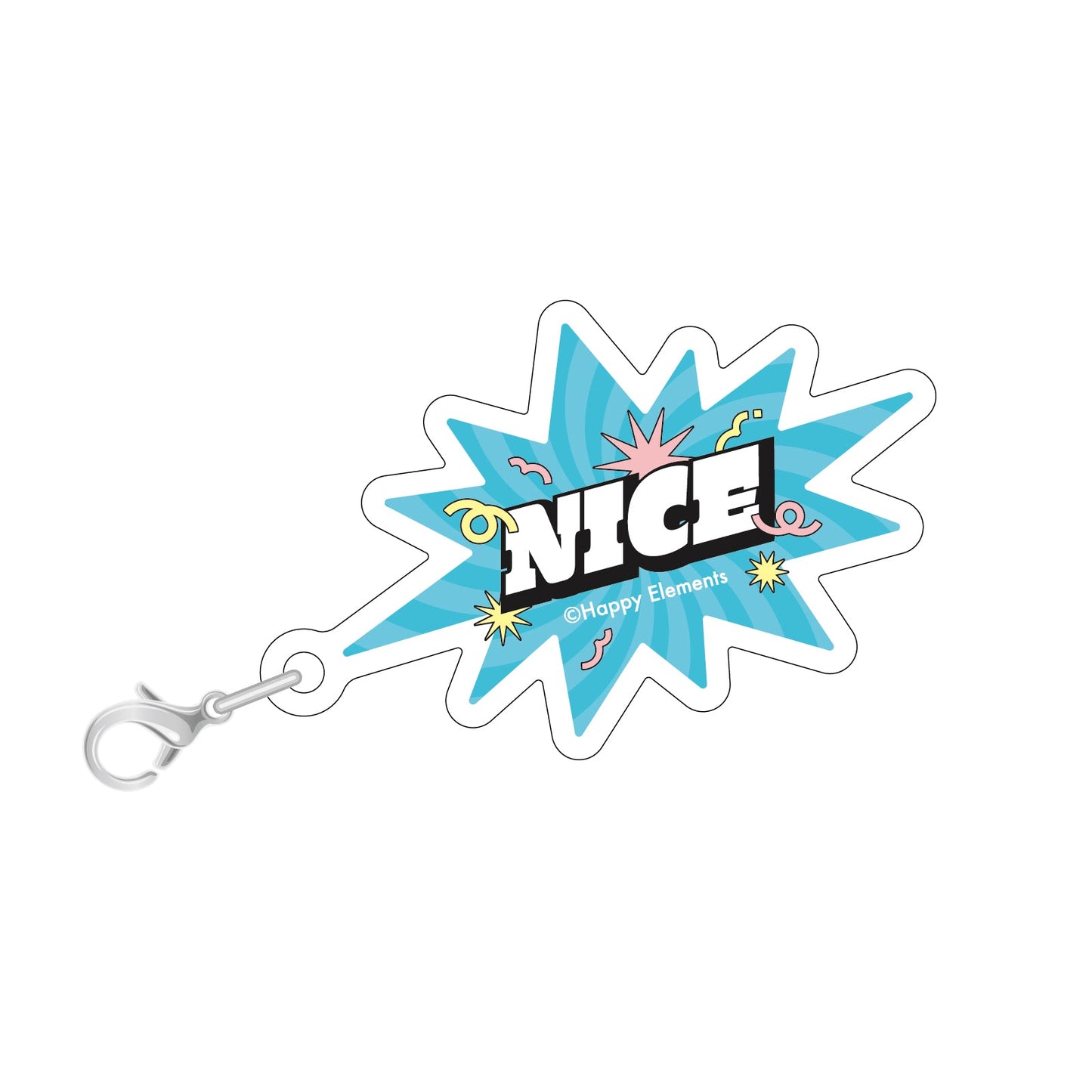 カスタムアイドル チャーム フラッシュ NICE[ライトブルー]