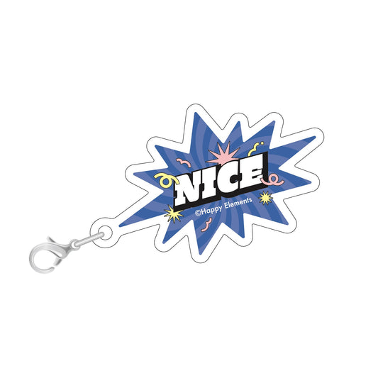 カスタムアイドル チャーム フラッシュ NICE[ブルー]
