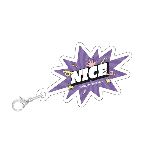 カスタムアイドル チャーム フラッシュ NICE[パープル]