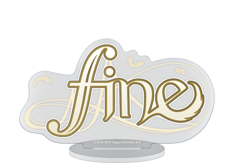 ロゴアクリルスタンド[fine]