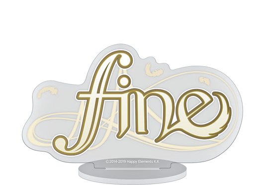 ロゴアクリルスタンド[fine]