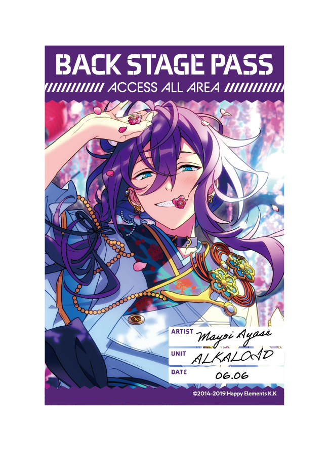 バックステージPASS風ステッカー[礼瀬 マヨイ]