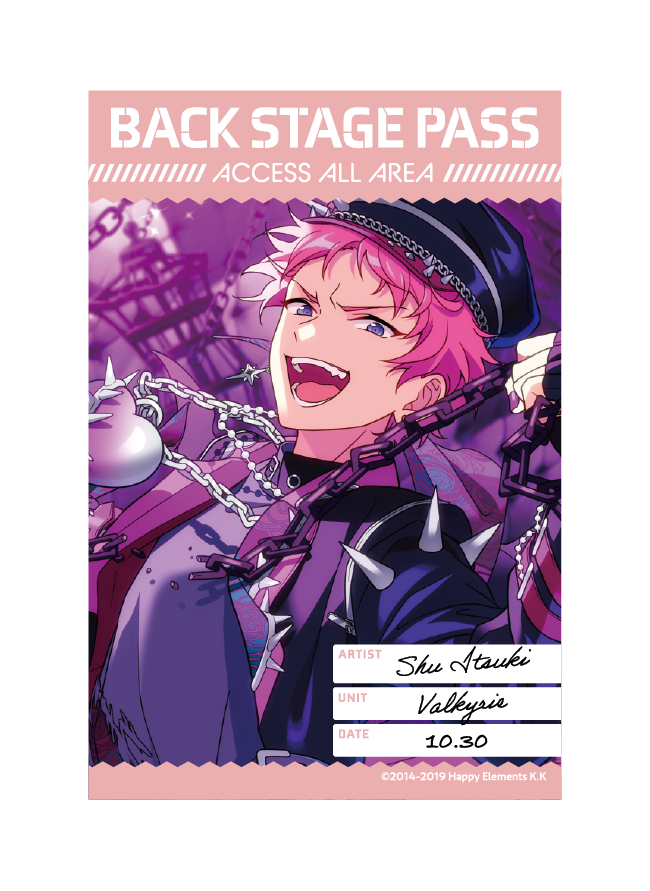 バックステージPASS風ステッカー[斎宮 宗]
