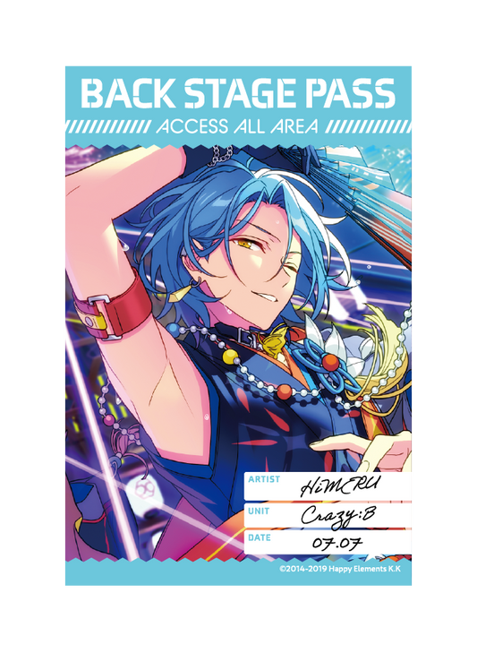 バックステージPASS風ステッカー[HiMERU]