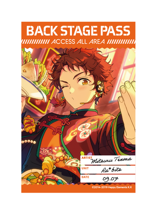 バックステージPASS風ステッカー[天満 光]