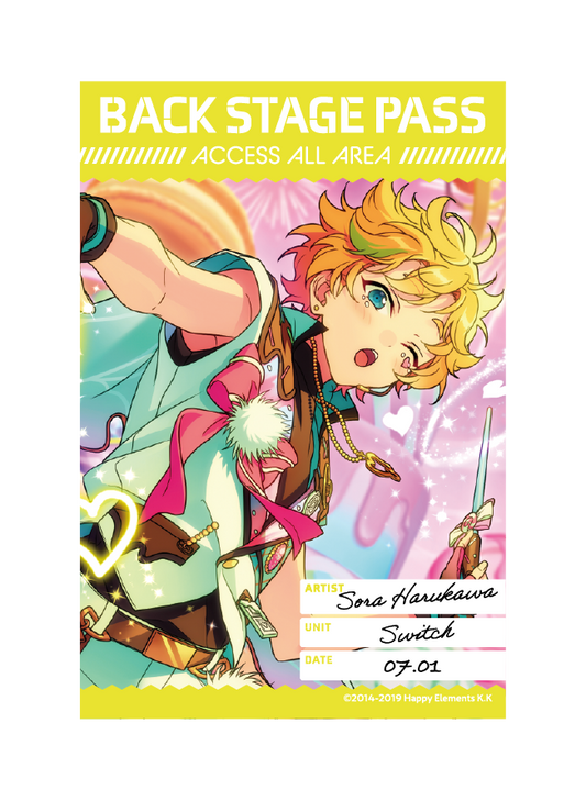 バックステージPASS風ステッカー[春川 宙]