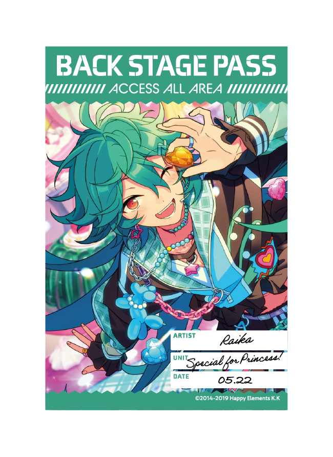 バックステージPASS風ステッカー[ライカ]