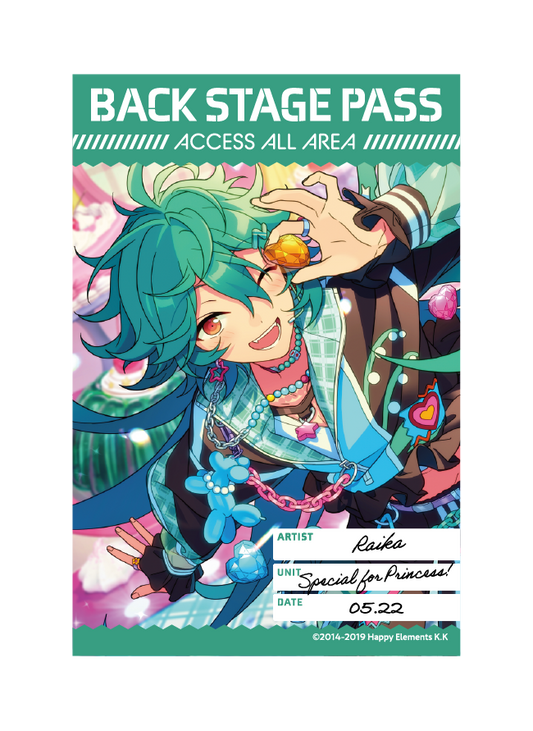 バックステージPASS風ステッカー[ライカ]